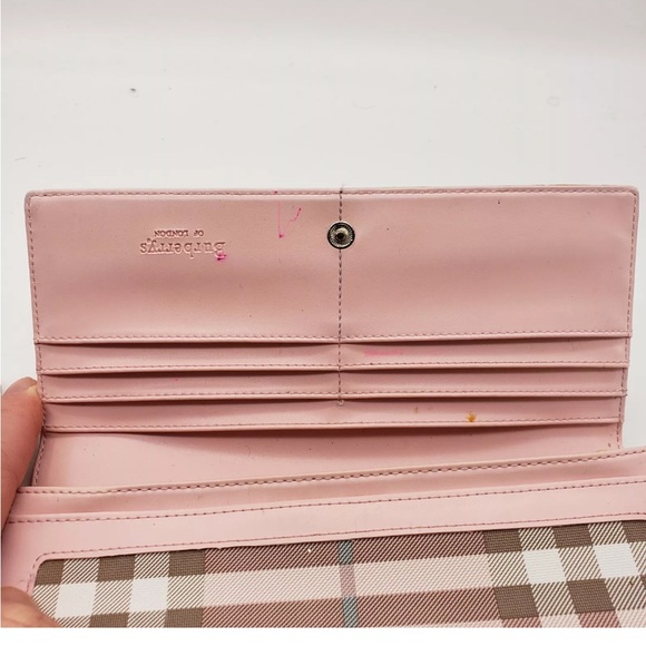 Pink Burberry Nova Check Shopper Tote w/  Pink Burberry Wallet - Picture 14 of 16